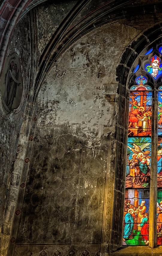stained glass church